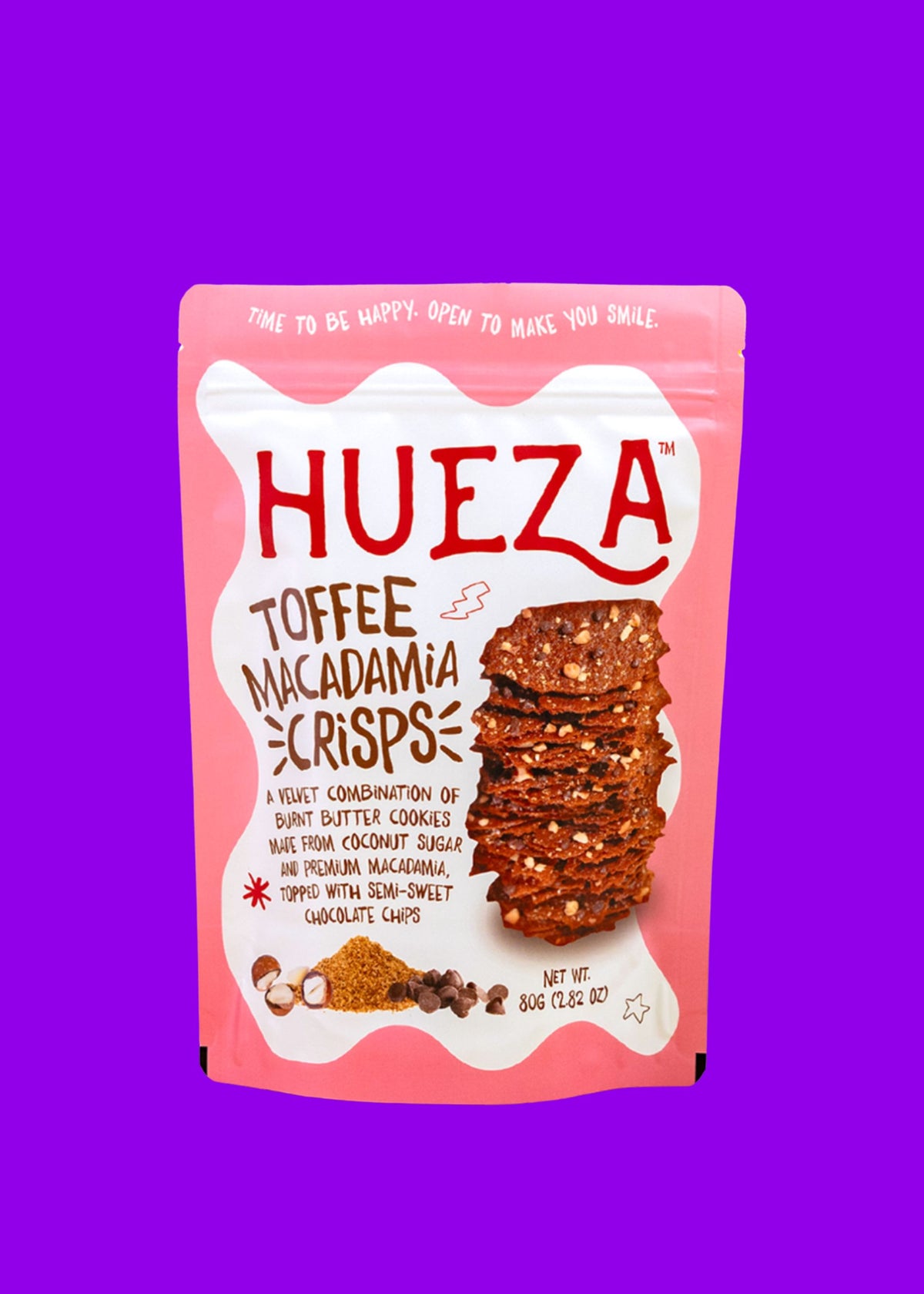 Hueza's Toffee Macadamia Crisps
